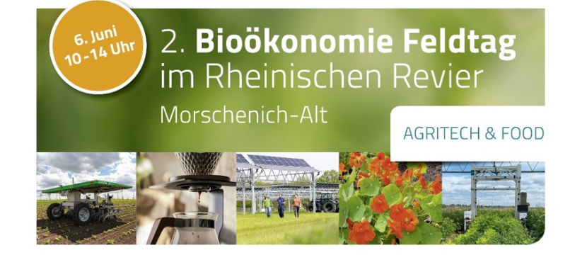 Vorschaubild von 2. Bioökonomie Feldtag im Rheinischen Revier „Agritech &  Food“