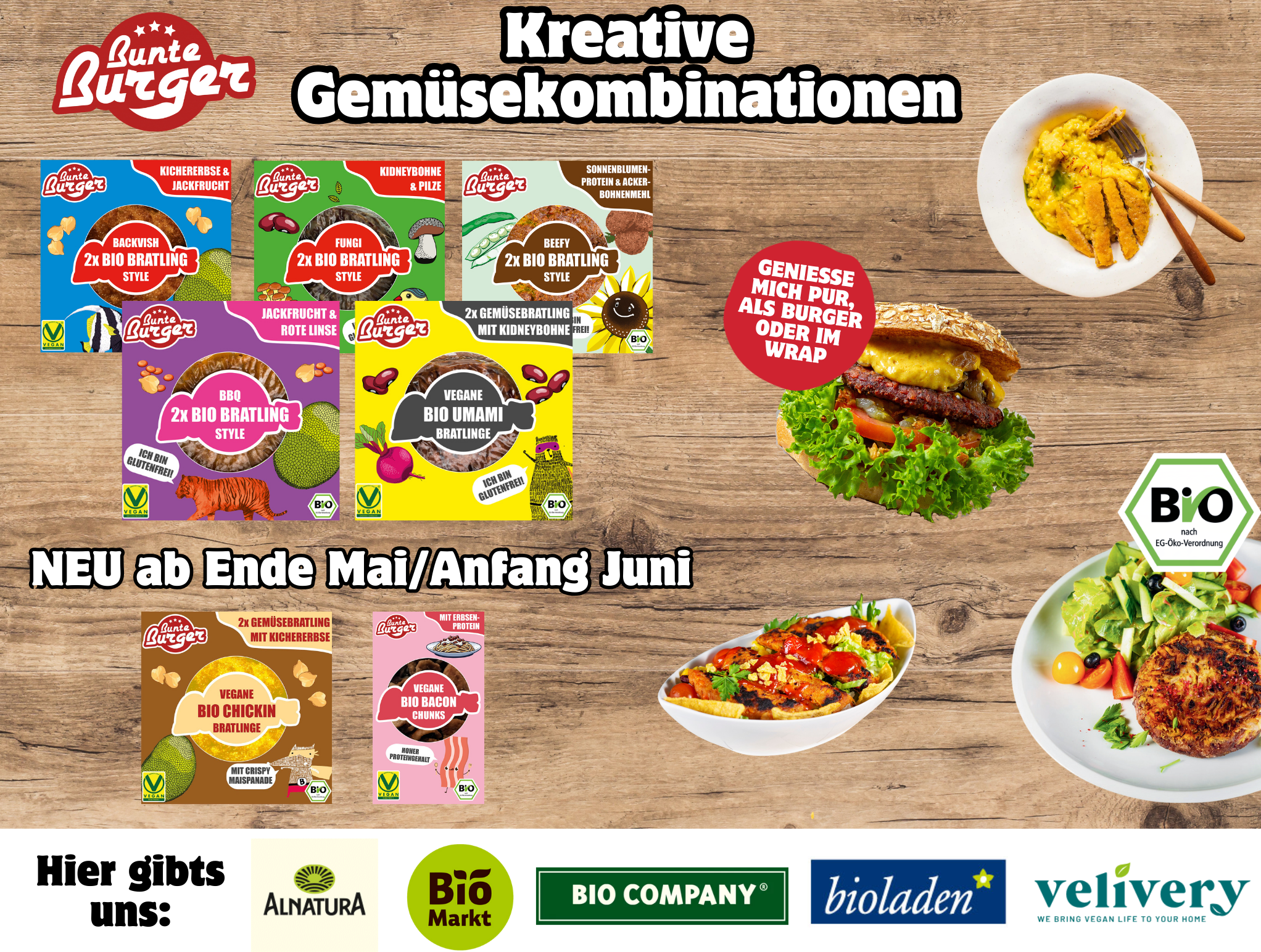 Bunte Burger