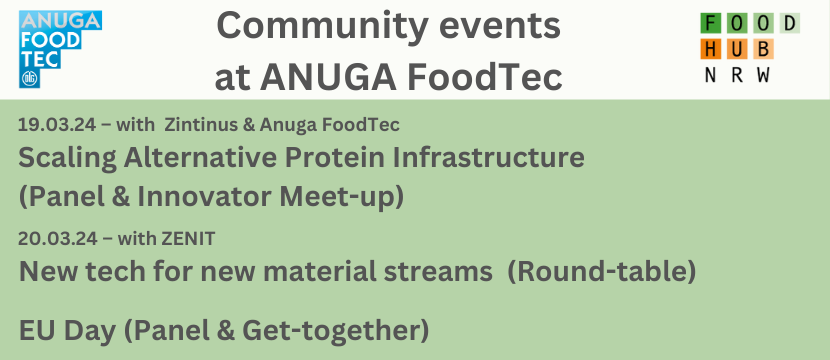 Anuga FoodTec für Start-ups