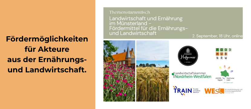Vorschaubild von Themenstammtisch Landwirtschaft und Ernährung im Münsterland